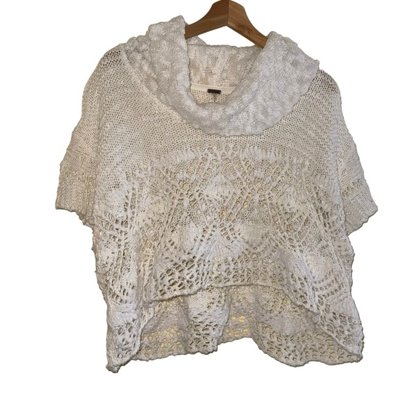 FREE PEOPLE ETERNAL DELIGHT OVERSIZED COWL NECK CROPPED SWEATER - Picture 2 of 7